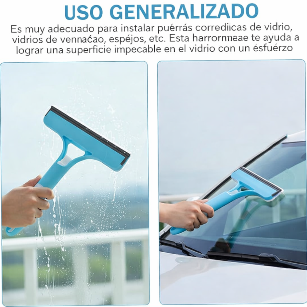 Limpiavidrios 3 en 1 con Pulverizador