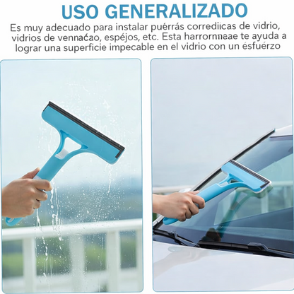 Limpiavidrios 3 en 1 con Pulverizador